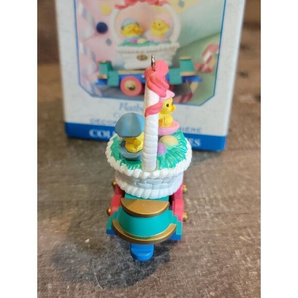 Hallmark flatbed car 1999 4 ornament Xmas Decor chick - Picture 3 of 5